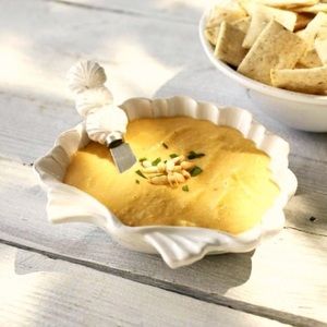 Sur La Table earthenware shell appetizer dish